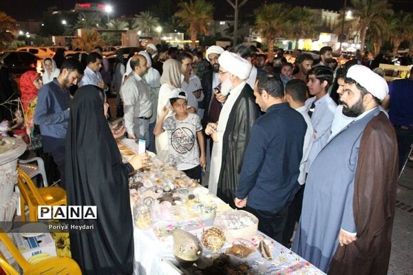مهمانی غدیر در ساحل بوشهر