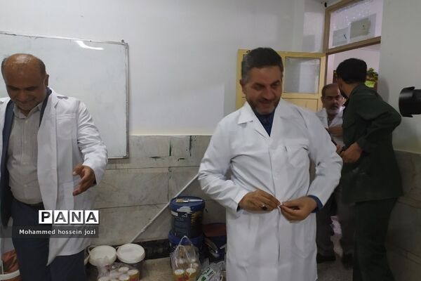 مراسم افتتاحیه طرح جهادی شهید «سید روح‌الله عجمیان» در قم