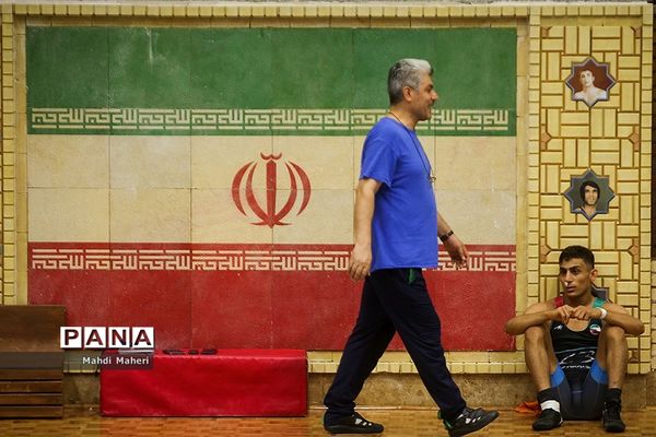 تمرین تیم ملی کشتی فرنگی نوجوانان و بزرگسالان