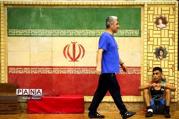 تمرین تیم ملی کشتی فرنگی نوجوانان و بزرگسالان