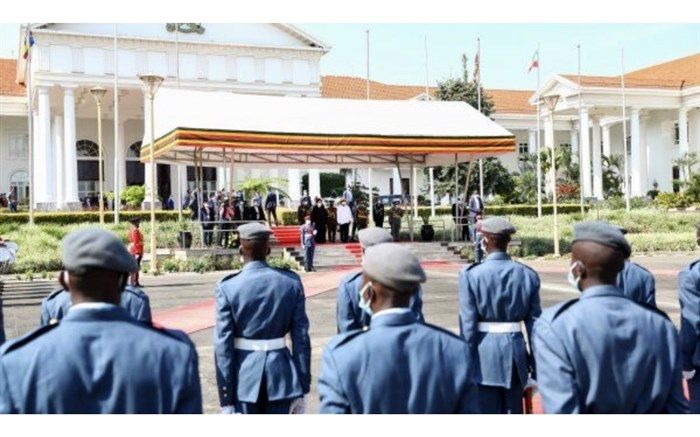 استقبال رسمی از رئیس‌جمهوری ایران در اوگاندا