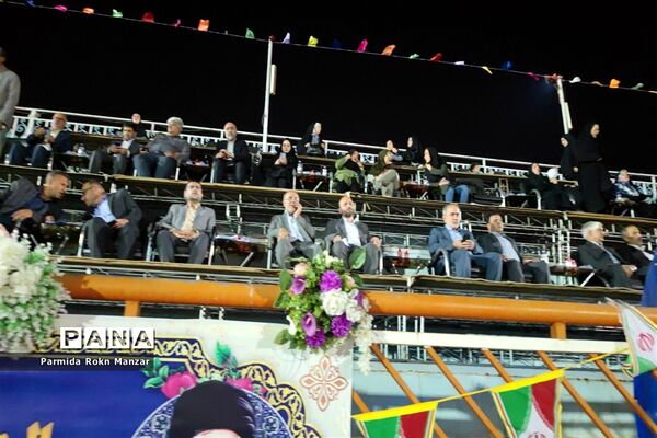 آیین افتتاحیه مسابقات ورزشی بانوان فرهنگی کشور در شیراز