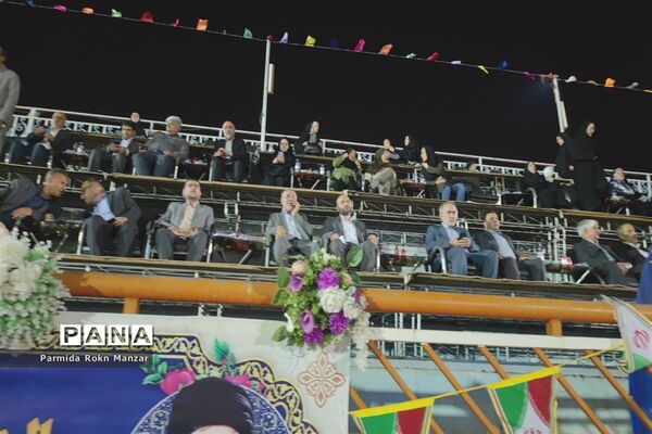 آیین افتتاحیه مسابقات ورزشی بانوان فرهنگی کشور در شیراز