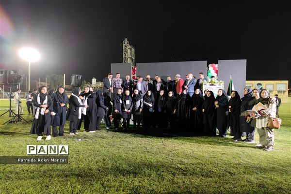 آیین افتتاحیه مسابقات ورزشی بانوان فرهنگی کشور در شیراز