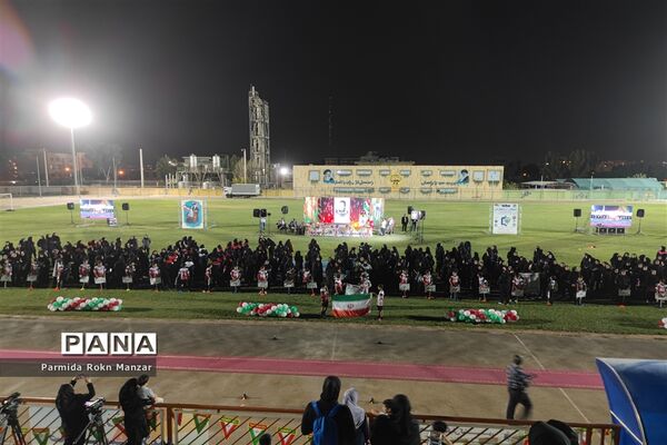 آیین افتتاحیه مسابقات ورزشی بانوان فرهنگی کشور در شیراز
