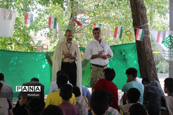 برگزاری نماز جماعت در اردوهای استانی یاورمربیان  شهرستان های استان تهران