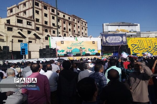 برگزاری اجتماع بزرگ و باشکوه مردمی مدافعان حریم خانواده در میدان بسیج