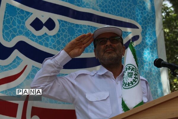 مراسم افتتاحیه دوره دوم اردوی یاورمربیان سازمان دانش‌آموزی شهرستان‌های استان تهران