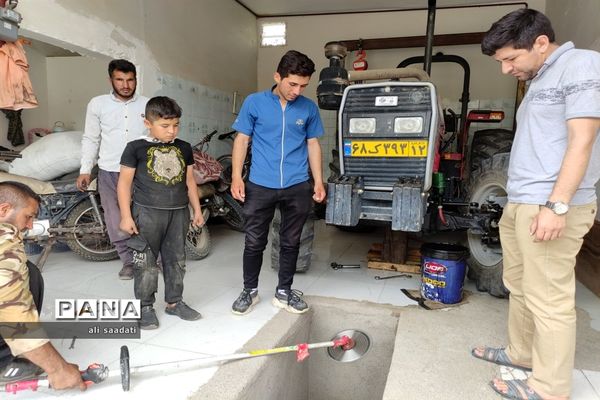 برگزاری دوره‌های کارورزی تابستانه ‌هنرستان پسرانه  امام خامنه‌ای شهرستان مرزی  کلات