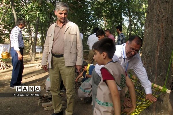 اختتامیه اولین گروه اردو‌ی پسران یاورمربیان سازمان دانش‌آموزی شهرستان‌‌های استان تهران