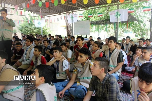 برگزاری اولین نماز جماعت گروه دوم اردوی یاورمربیان پیشتاز شهرستان‌های تهران