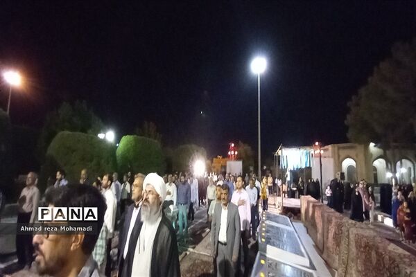 اختتامیه چهل‌و‌دومین انجمن قرآنی چهل شب با چهل شهید در کاشمر