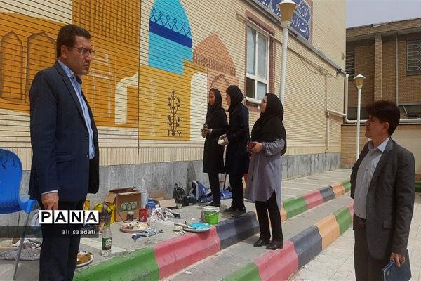 بازدید معاون آموزشی شهرستان کلات از پایگاه ثابت برگزاری دوره کارورزی، کارآموزی هنرستان حضرت معصومه(س)