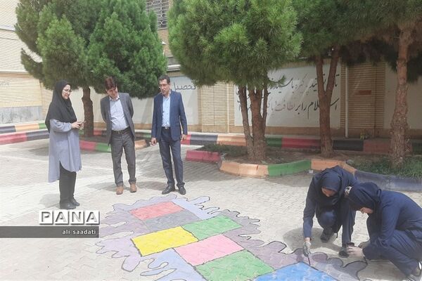 بازدید معاون آموزشی شهرستان کلات از پایگاه ثابت برگزاری دوره کارورزی، کارآموزی هنرستان حضرت معصومه(س)