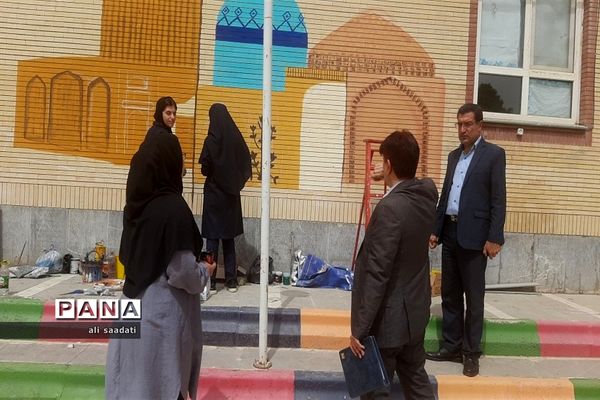 بازدید معاون آموزشی شهرستان کلات از پایگاه ثابت برگزاری دوره کارورزی، کارآموزی هنرستان حضرت معصومه(س)