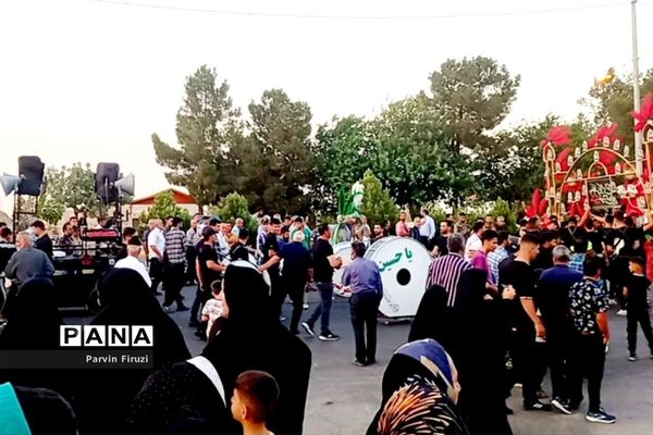 آیین چاووش خوانی عزاداری ماه محرم درشهر آوه