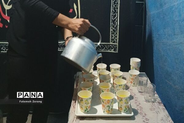 هیات دانش‌آموزی احلی من العسل ناحیه ۷ مشهد در شب‌های عاشورا