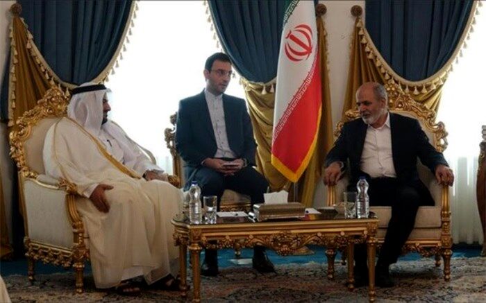 پیام نخست‌وزیر قطر به احمدیان تقدیم شد