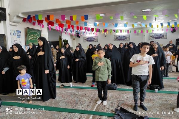 طرح پیوند مدرسه و مسجد با حضور رئیس آموزش و پرورش ناحیه ۵