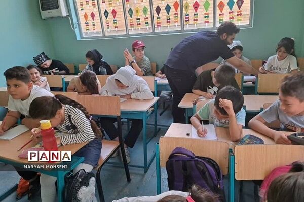 فعالیت پایگاه‌ تابستانی و مهارت‌آموزی کانون تربیتی شهید‌آوینی فشافویه