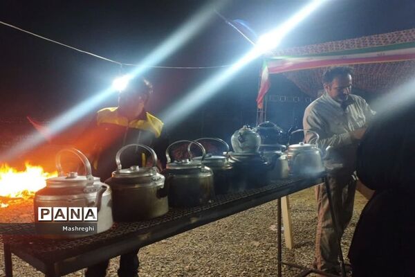 حضور دانش‌آموزان سمپاد و نمونه دولتی در برنامه مانور رزم شبانه