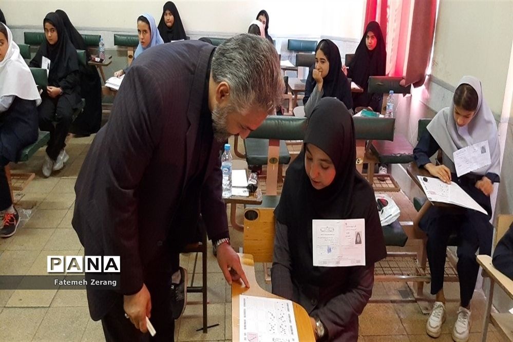 بازدید مسئولان آموزش و پرورش ناحیه ۷ از محل آزمون ورودی مدارس هیات امنایی مصلی نژاد