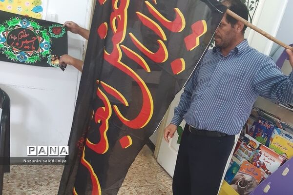 سیاه‌پوش شدن مدارس رودهن ویژه ایام محرم