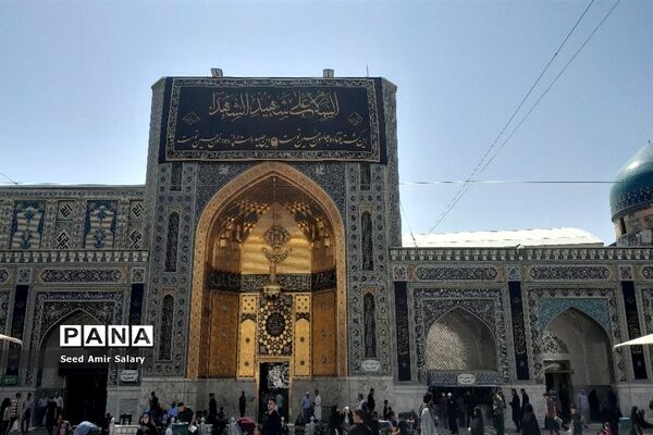 سیاه پوش شدن حرم رضوی در ماه محرم