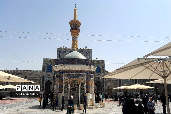 سیاه پوش شدن حرم رضوی در ماه محرم
