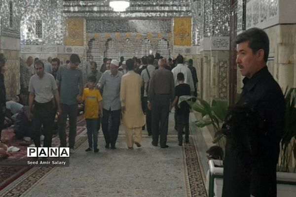 سیاه پوش شدن حرم رضوی در ماه محرم