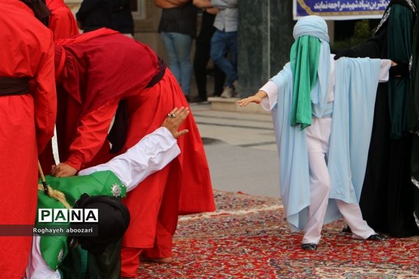 اجرای  تئاتر مذهبی در امامزاده بی بی سکینه صفادشت