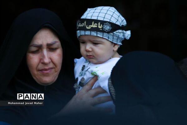 برگزاری مراسم شیرخوارگان حسینی در شهرستان‌قدس