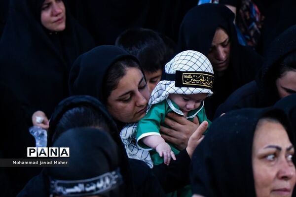 برگزاری مراسم شیرخوارگان حسینی در شهرستان‌قدس