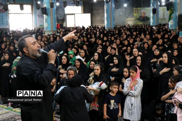 برگزاری مراسم شیرخوارگان حسینی در شهرستان‌قدس
