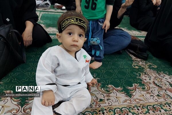 اجتماع شیرخوارگان حسینی در مصلی نماز جمعه شهرستان‌قرچک