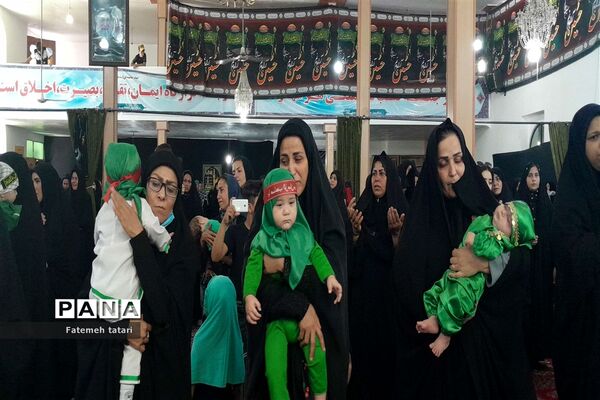 همایش شیرخوارگان حسینی در شهرستان بام و صفی آباد