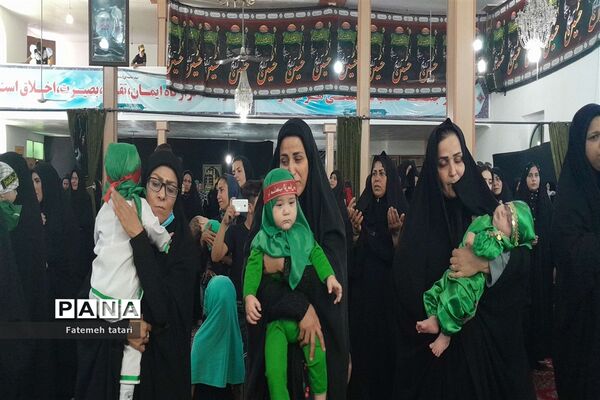همایش شیرخوارگان حسینی در شهرستان بام و صفی آباد