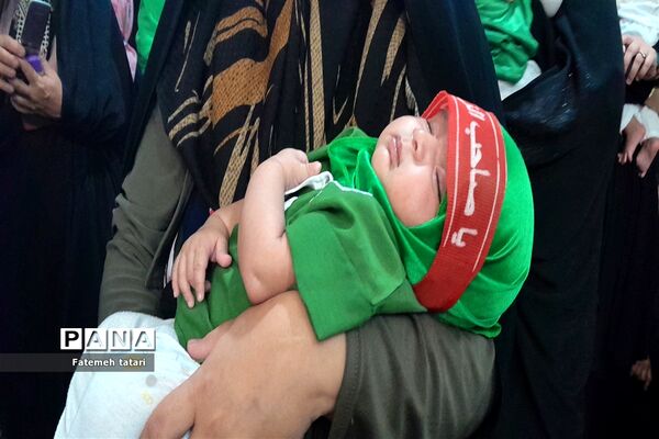 همایش شیرخوارگان حسینی در شهرستان بام و صفی آباد