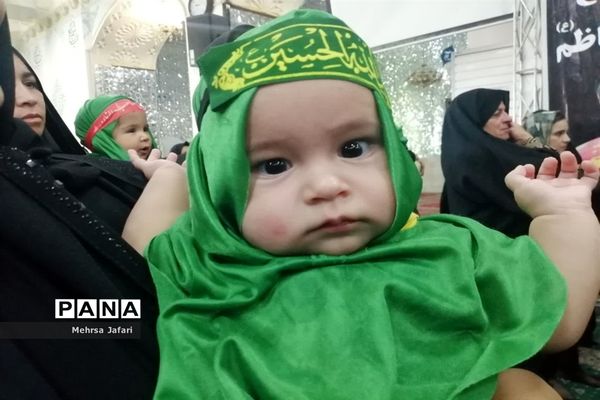 اجتماع شیرخوارگان حسینی در امامزاده سید حمزه(ع)  کاشمر