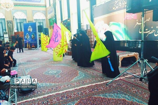 مراسم شیرخوارگان حسینی در مسجد محله قاضی دماوند