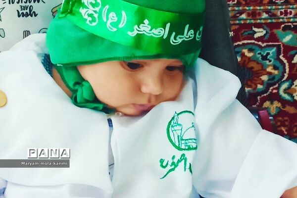 مراسم شیرخوارگان حسینی در مسجد محله قاضی دماوند