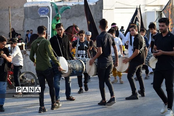 برگزاری مراسم تعظیم محرم در اهرم