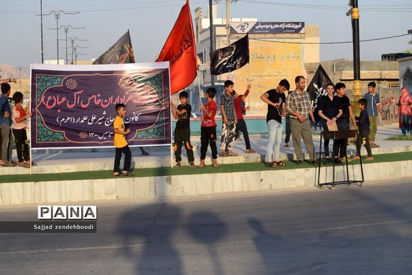 برگزاری مراسم تعظیم محرم در اهرم