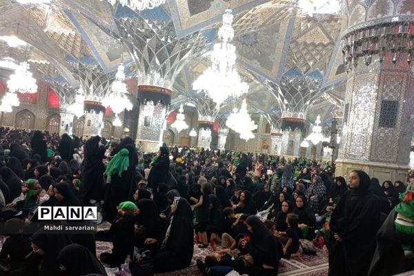 مراسم شیرخوارگان حسینی در حرم مطهر امام رضا (ع)