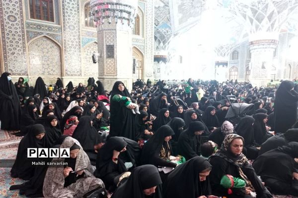 مراسم شیرخوارگان حسینی در حرم مطهر امام رضا (ع)