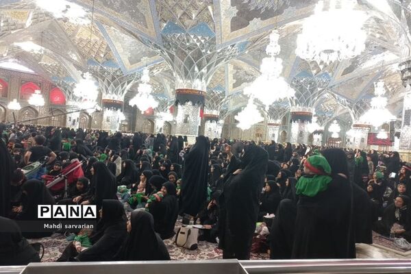 مراسم شیرخوارگان حسینی در حرم مطهر امام رضا (ع)
