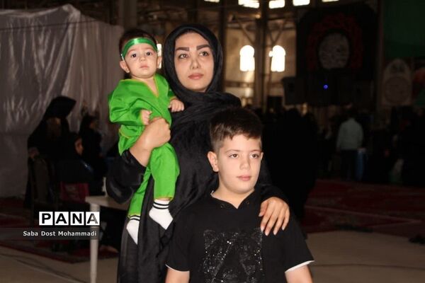 مراسم باشکوه شیرخوارگان حسینی در مصلی سمنان