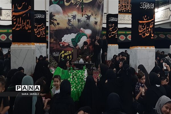 مراسم شیرخوارگان حسینی در پارسیان