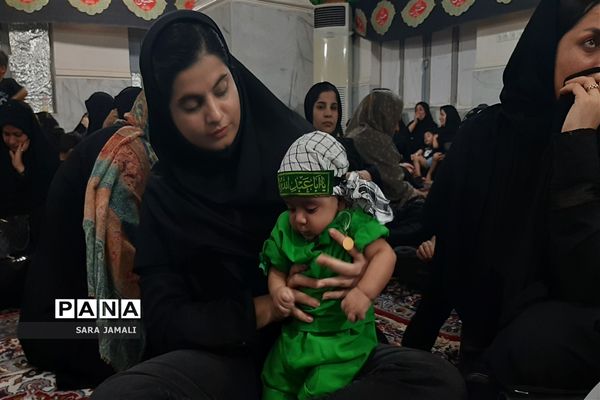 مراسم شیرخوارگان حسینی در پارسیان
