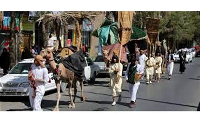 حرکت کاروان نمادین نینوا در بیرجند / فیلم